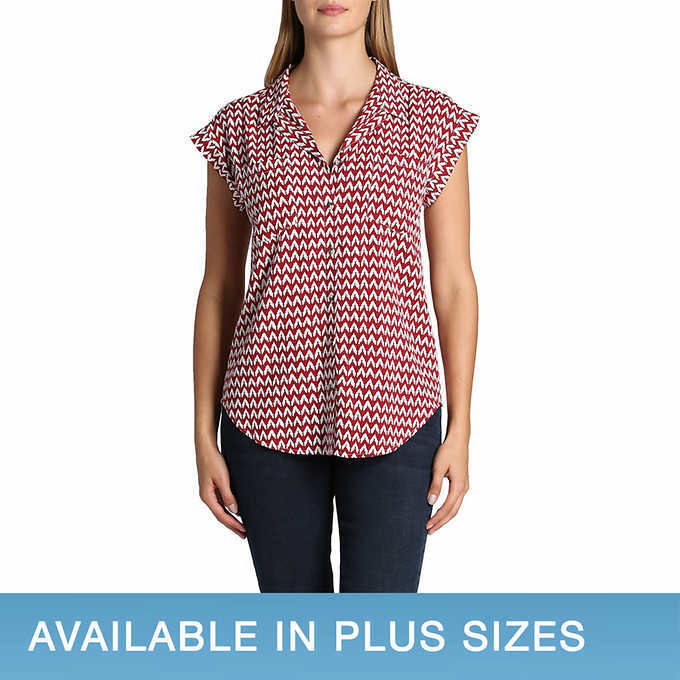 Jachs Girlfriend Ladies’ Short Sleeve Blouse