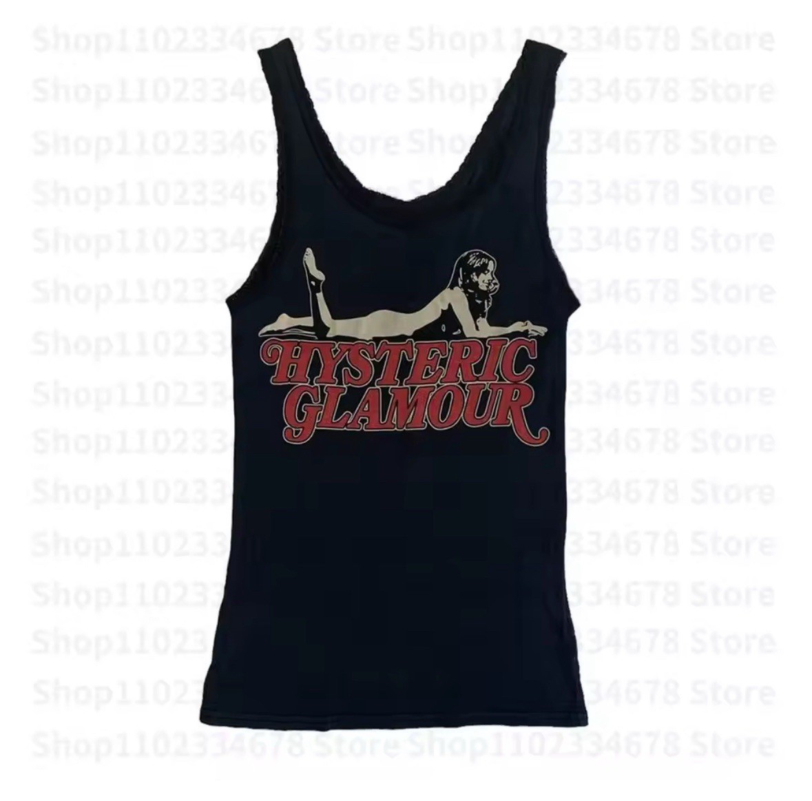 Hysteric Glamour Women Top Size Medium Black