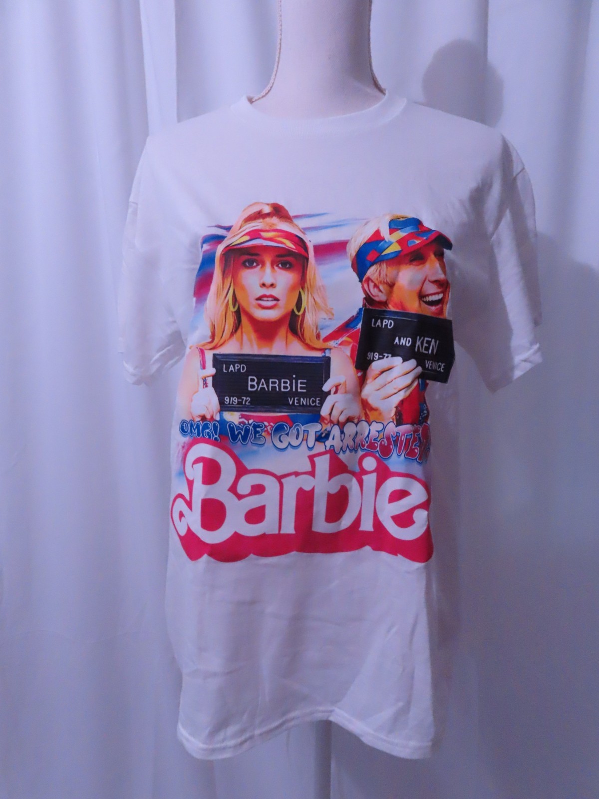 Barbie And Ken Graphic T Shirt 2023 Movie Mattel