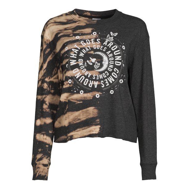 No Boundaries Juniors’ Tie-Dye Graphic T-Shirt Multi Size S/CH(3-5)