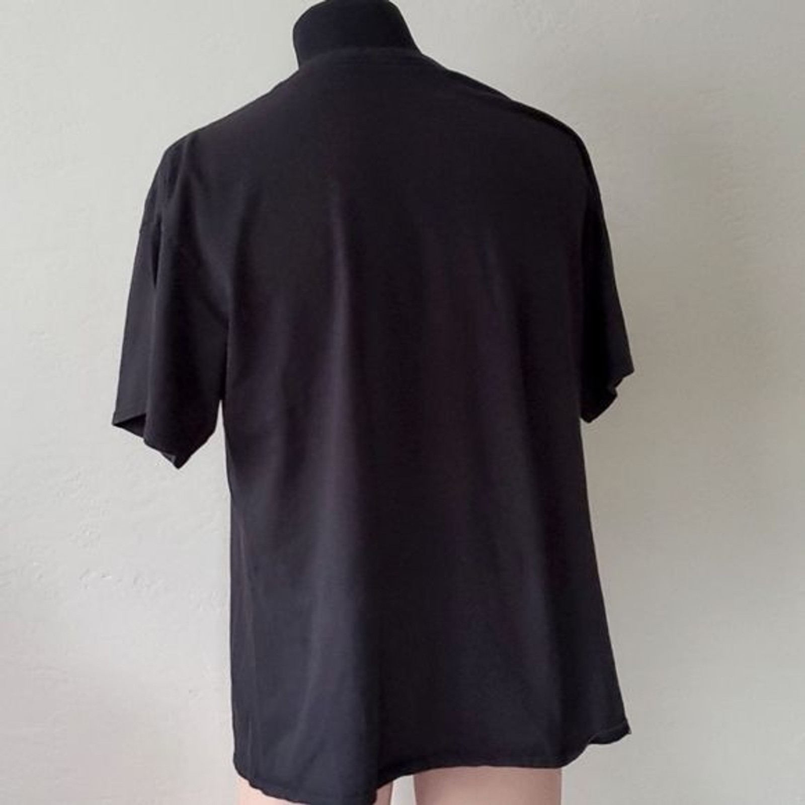 Vintage 90s black comic style t-shirt large