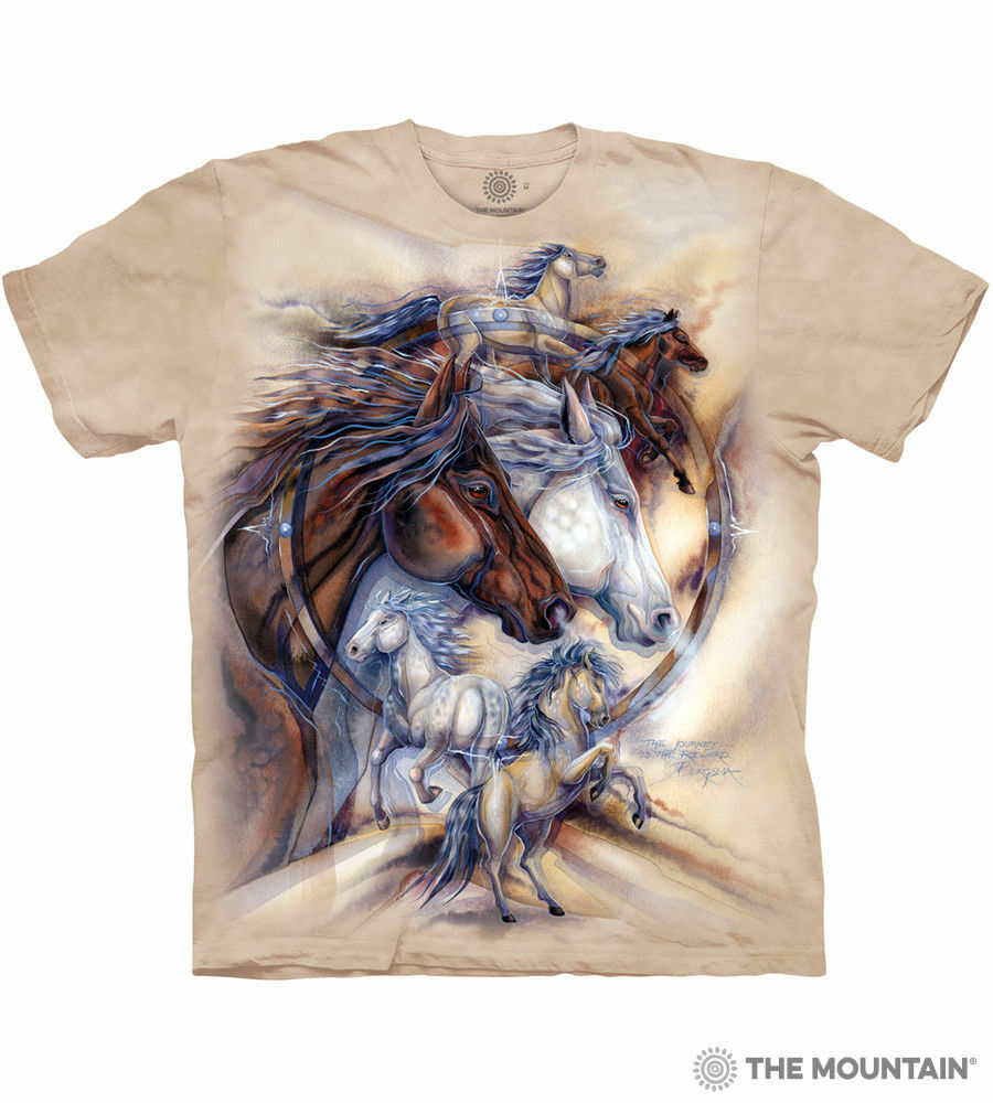 The Mountain The Journey is the Reward Horse ADULT T-Shirt (Sm – 5x)