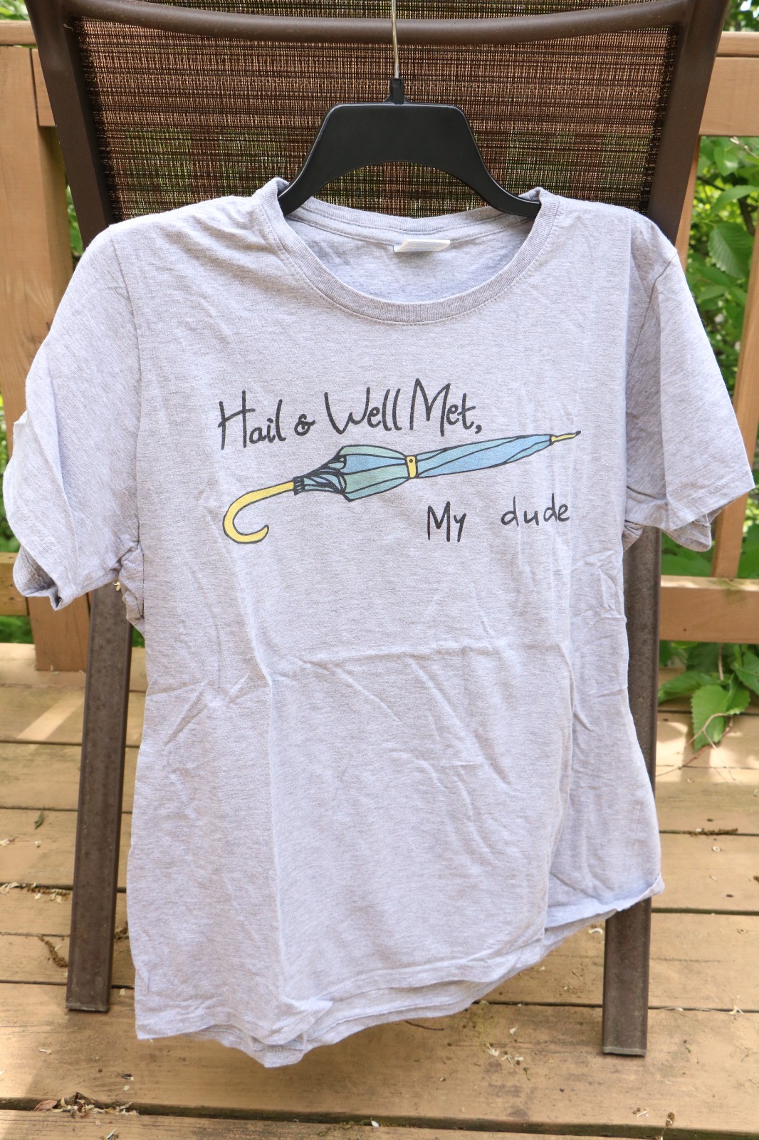 The Adventure Zone Podcast “Hail & Well Met, My Dude” Tee Shirt LADIES XL