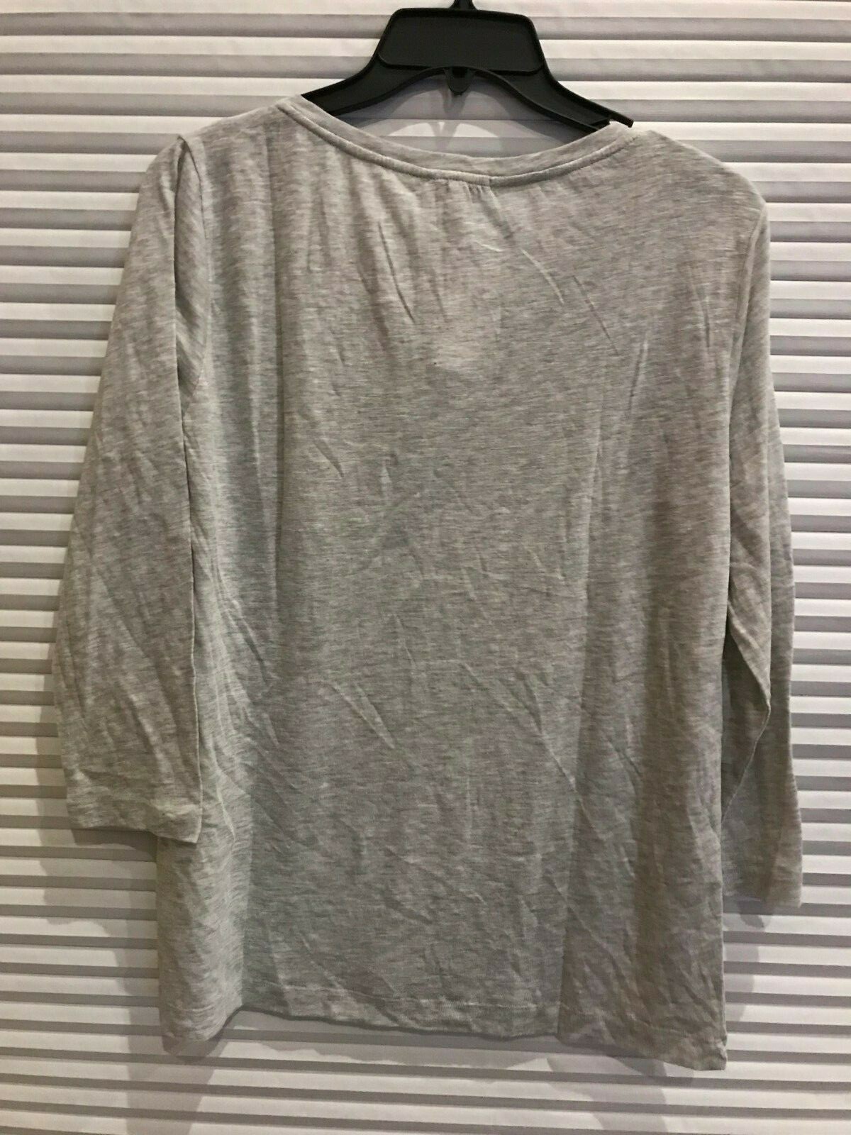 NWT Joie Fehriah Top – Light heather grey SIZE M #F106-T1611 N0620