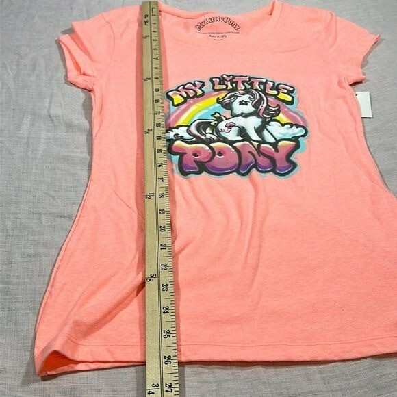 My Little Pony Neon Hot Coral tee retro airbrush pony size medium NEW