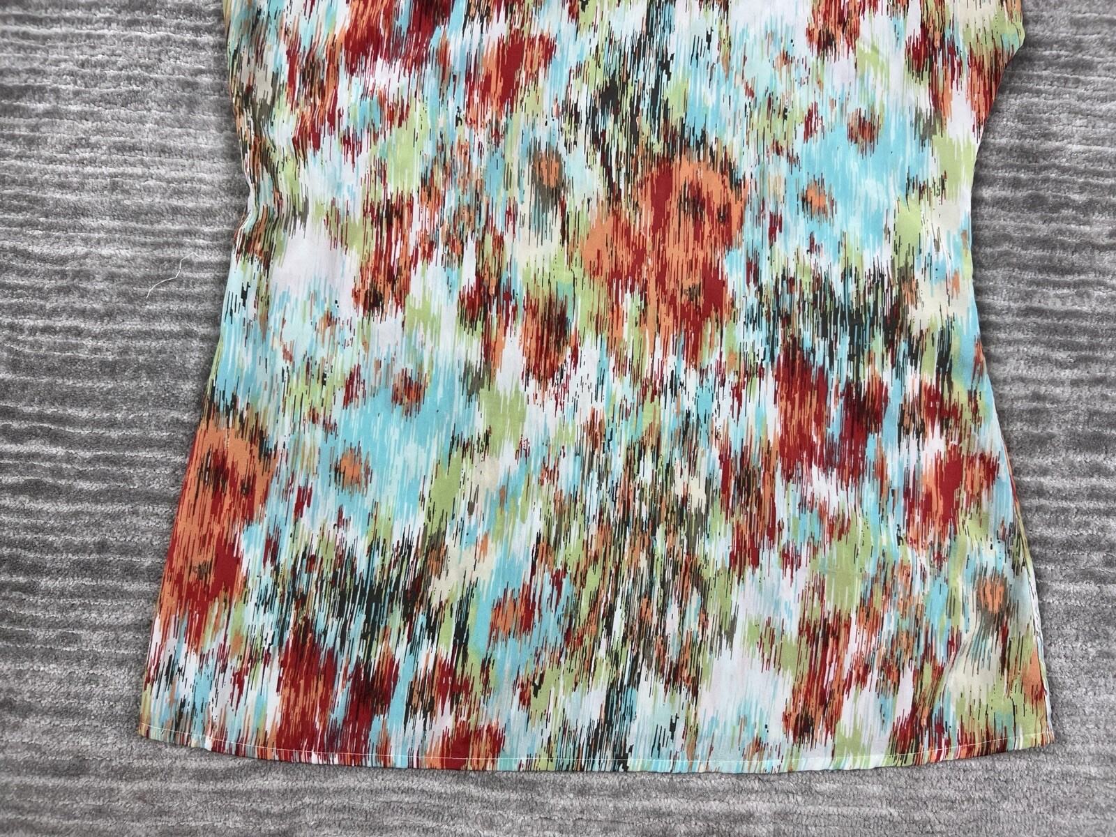 Nue Options Top Womens Extra Small Multicolor Sleeveless Polyester