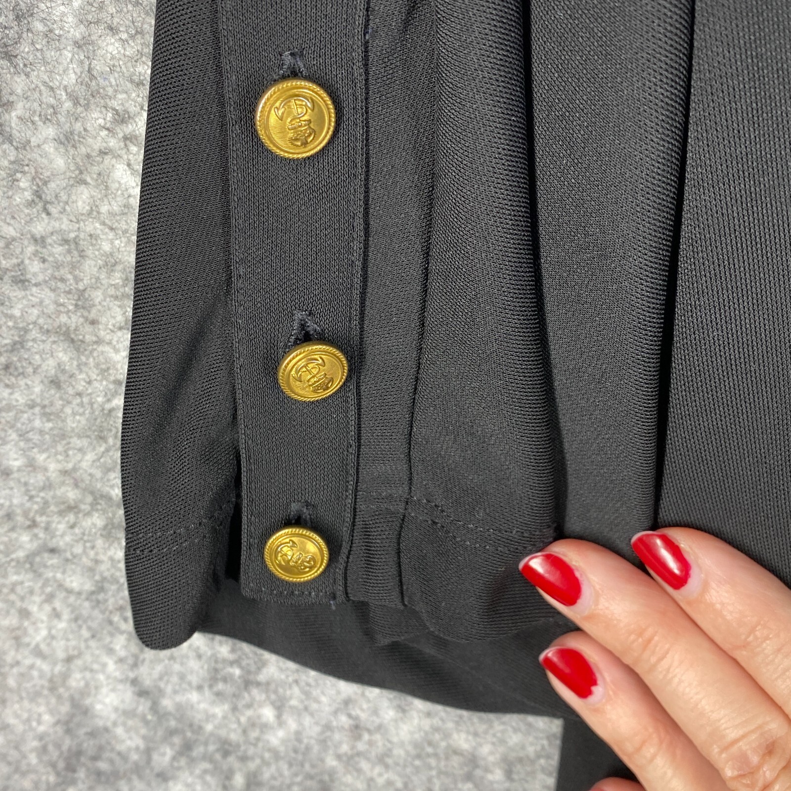 Ralph Lauren Shirt Women 3X Black Faux Wrap Flowy Drapey Stretchy Blouson Tunic