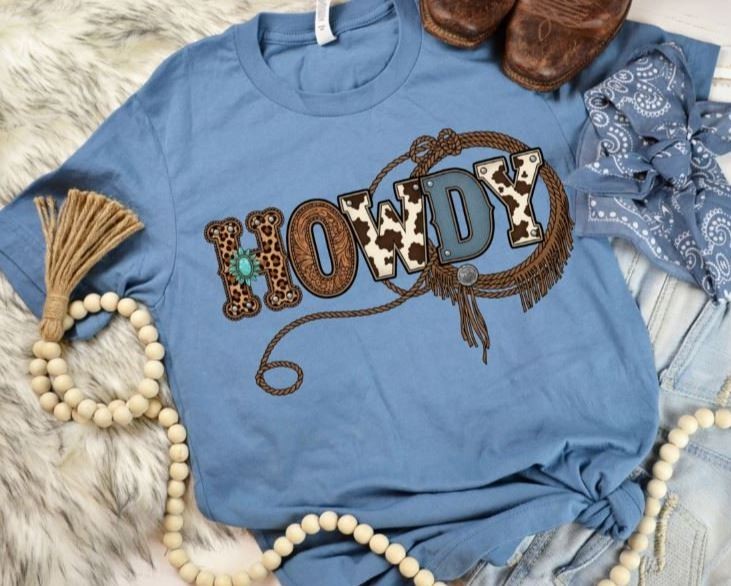 Howdy Western Graphic Tee, NWT, Size 3XL, Cowgirl Shirt, Rodeo, Country Girl
