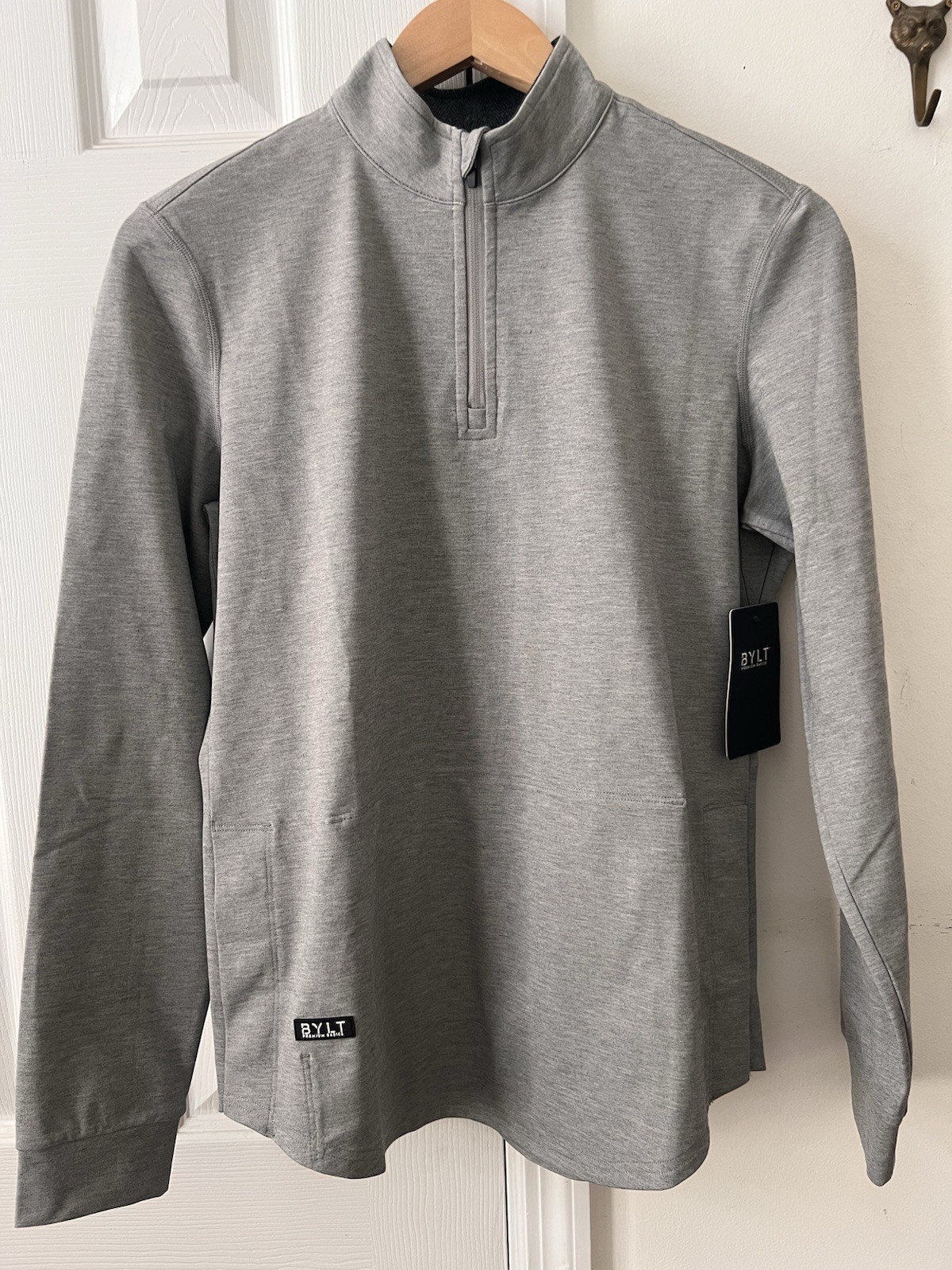 BYLT Women’s Fairway Quarter Zip Top NEW With Tags Women’s Size M / Heather Gray