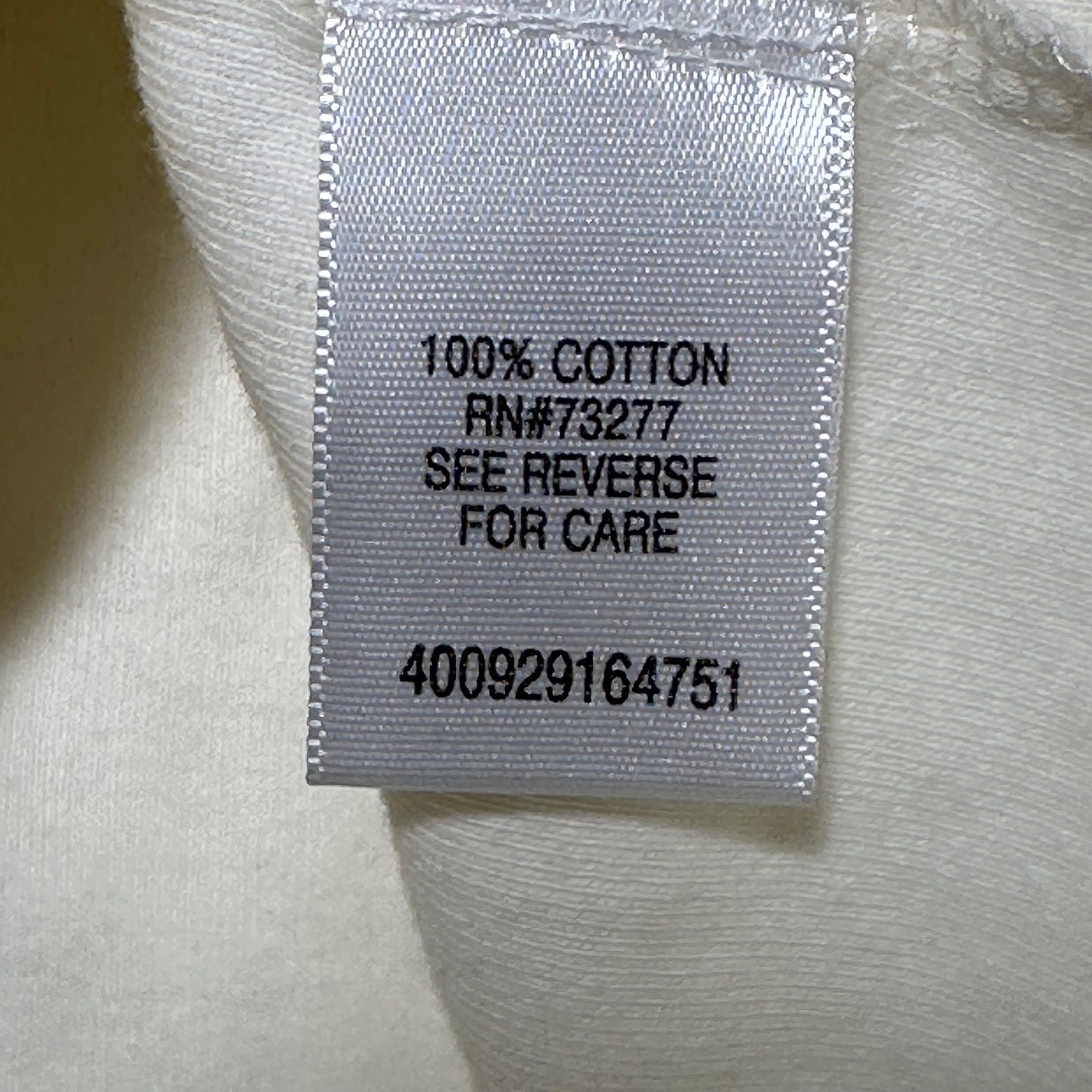 Sonoma Life + Style Womens Everyday Tee Long Sleeve Cotton Cream Top Large