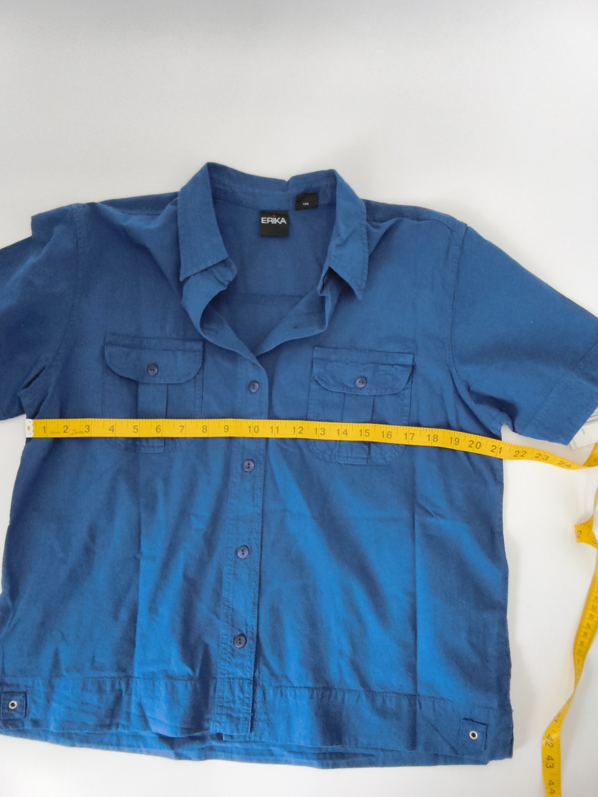 Woman’s Button-up up Shirt by Erika with Front pockets
