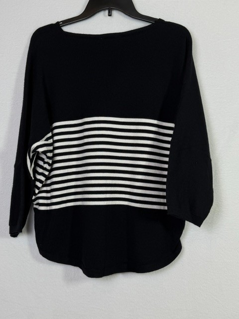 Vila Milano Colorblock Stripe Knit Top Women’s Size L Dolman Sleeve NWT