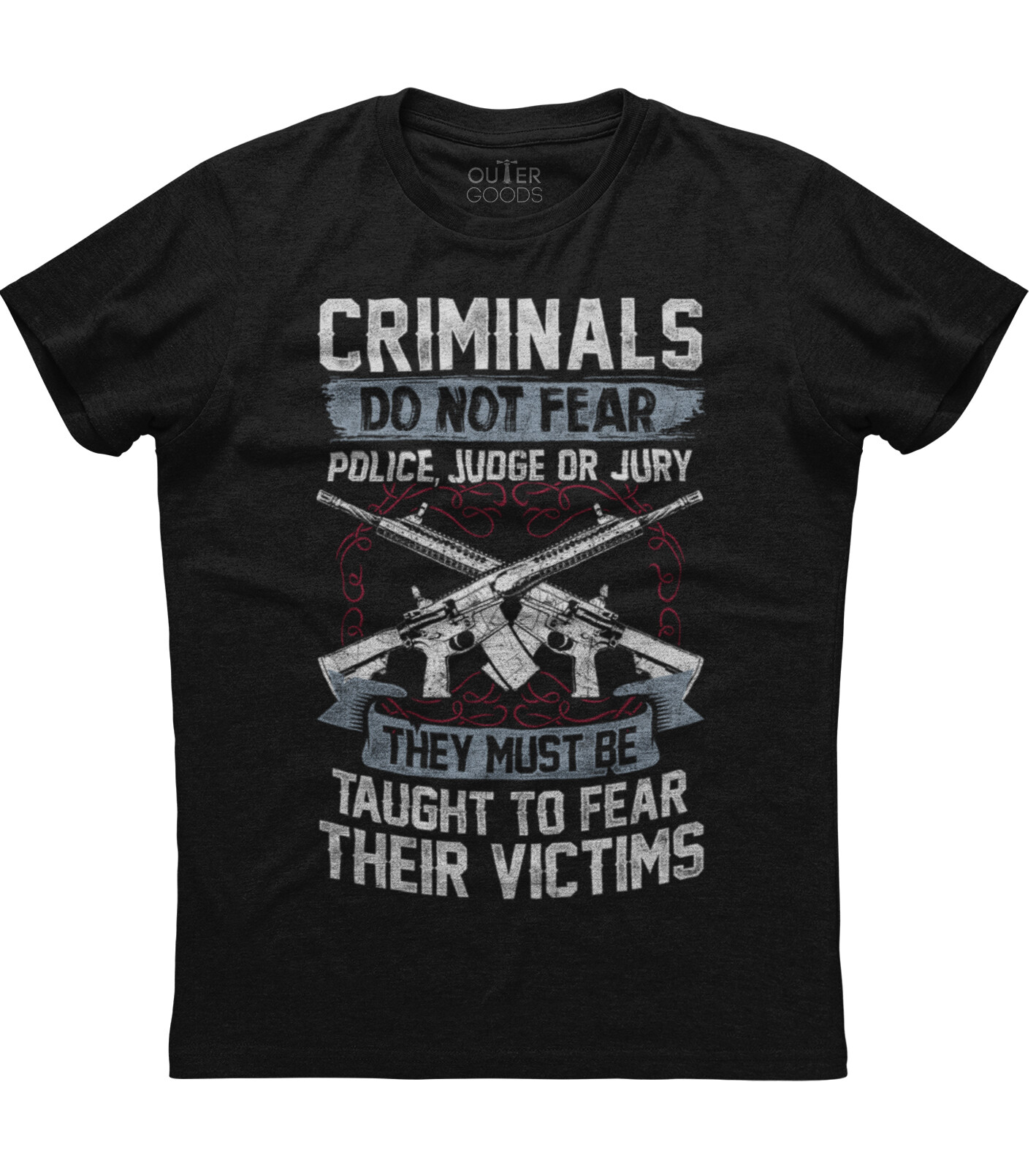 Criminals Do Not Fear New Men’s Shirt 2nd Amendment Guns Rights AR15 ProGuns Tee