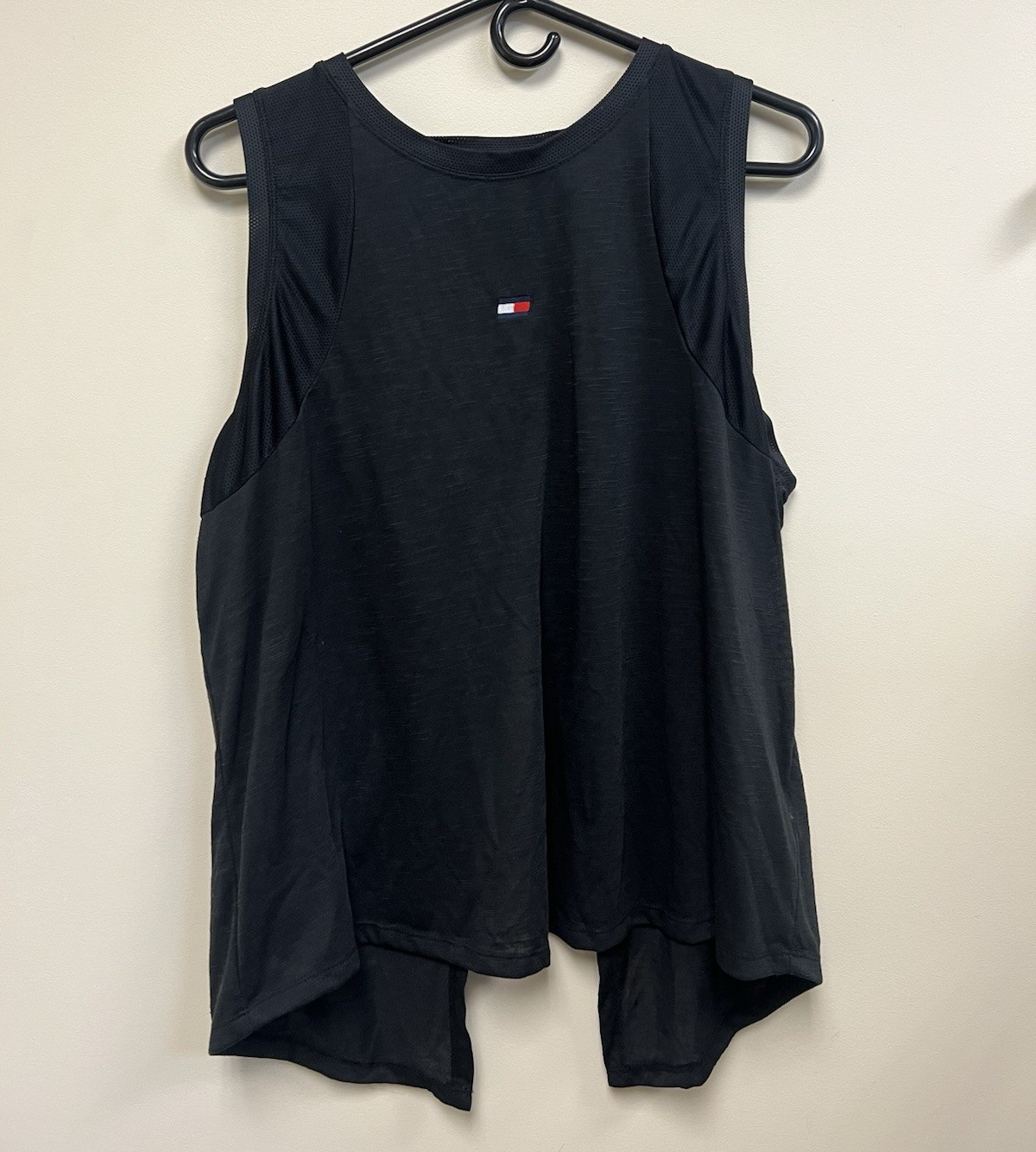 Tommy Hilfiger Sport Women’s Black Sleeveless Tank Top XXL Round Neck