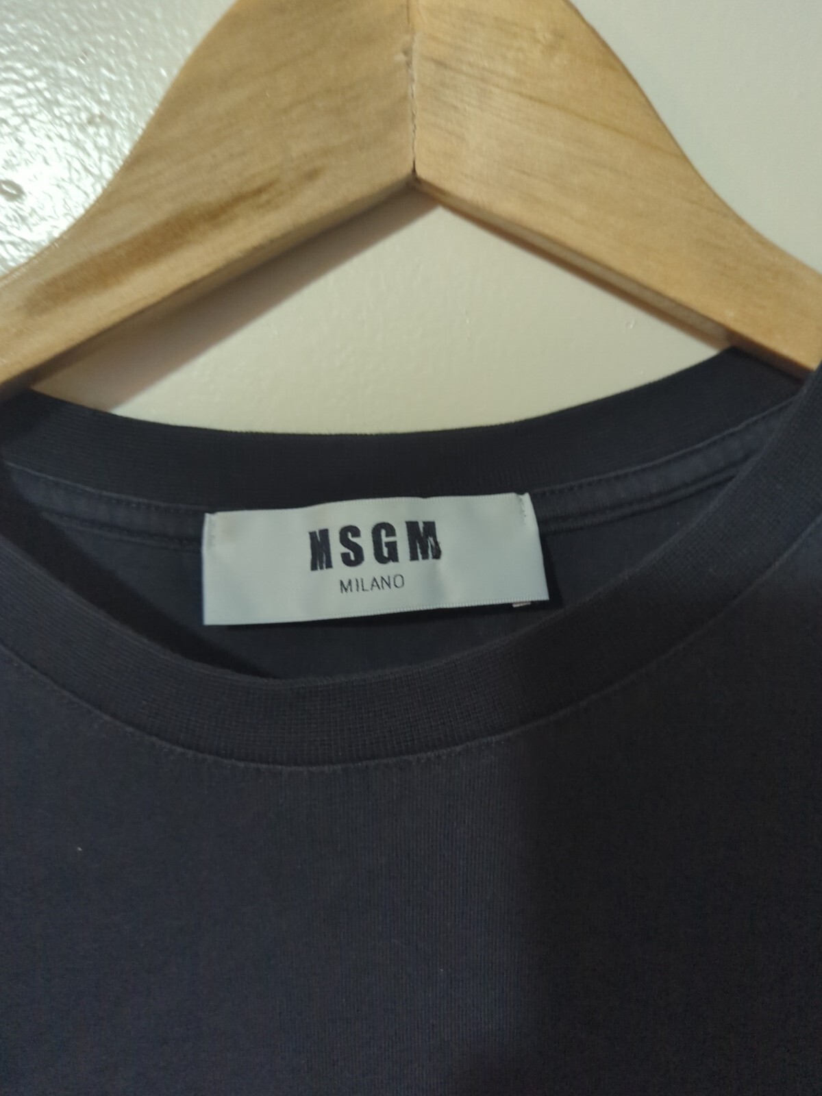 MSGM Milano Women T Shirt Sz M Black White S52