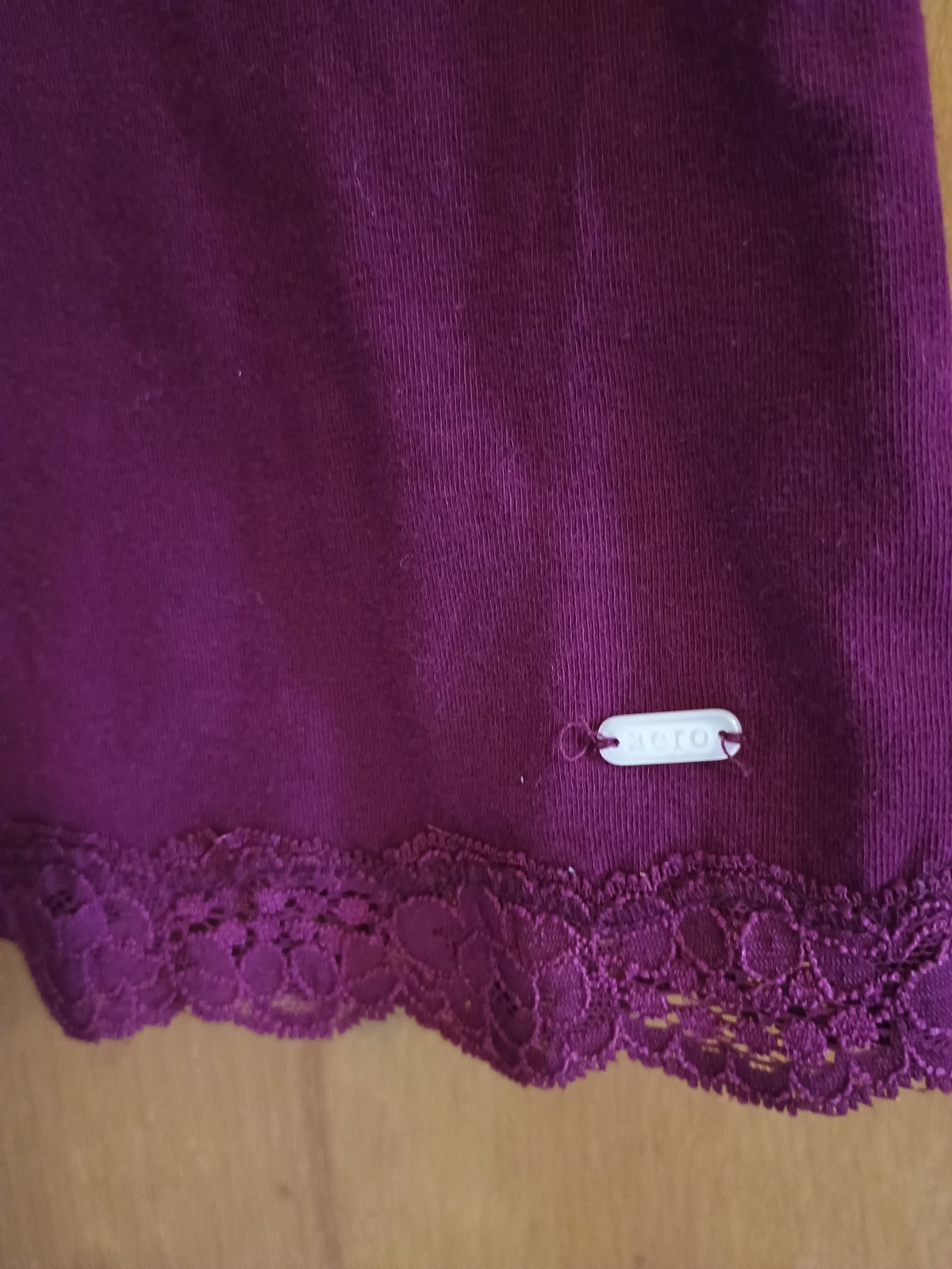 VTG Y2K Aeropostale Cami Women’s S/P Lace Trim Maroon Camisole Elena Gilbert