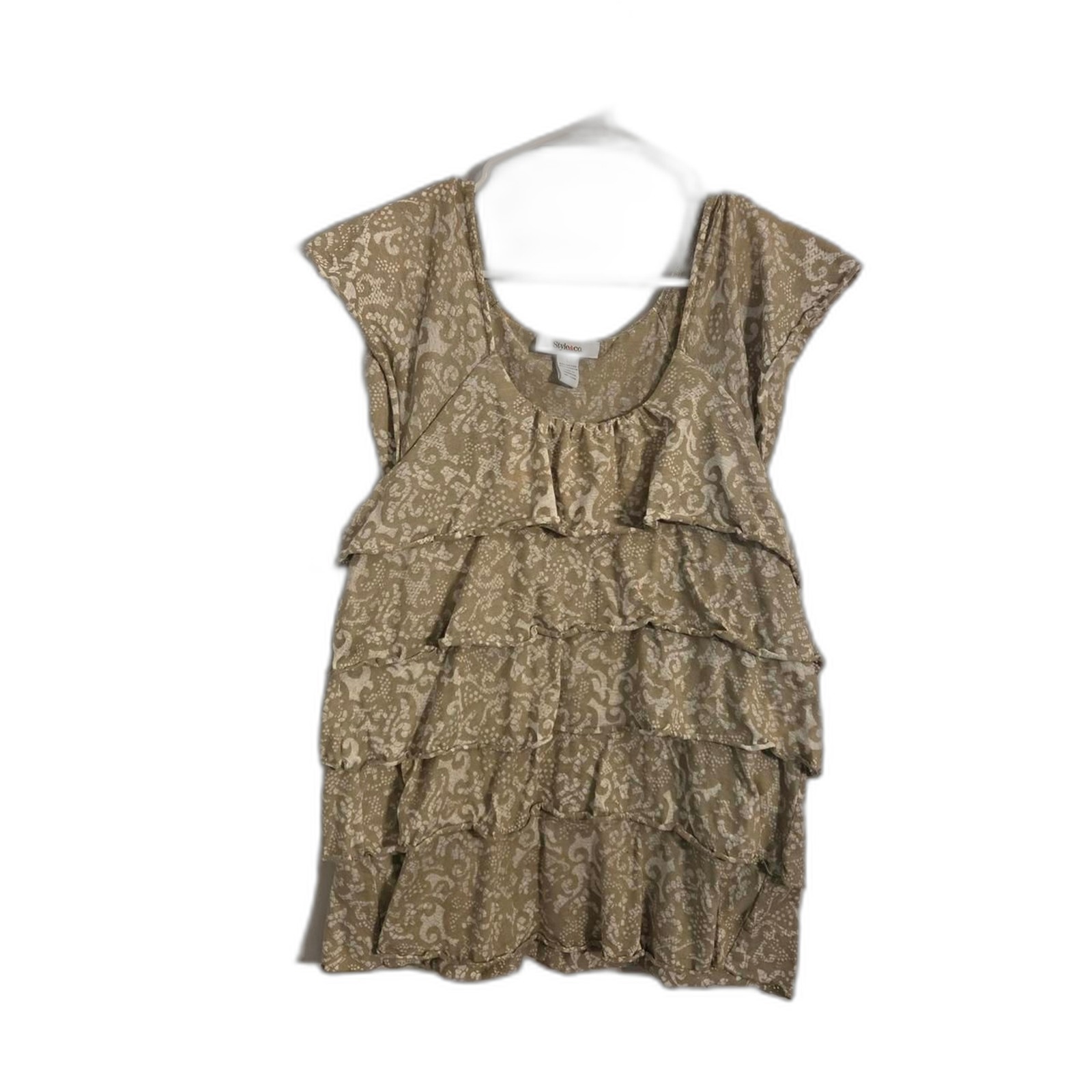 Style-co Women’s Green and Khaki Blouse