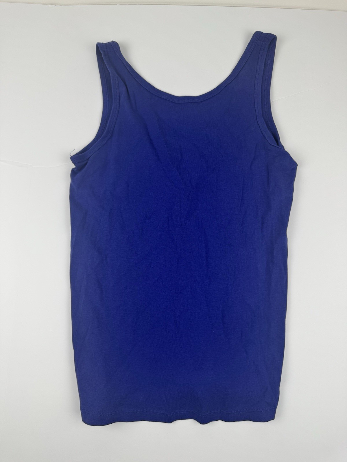 Joe Fresh Women’s Large Blue Basic Tank Top Sleeveless Scoop Neck Casual