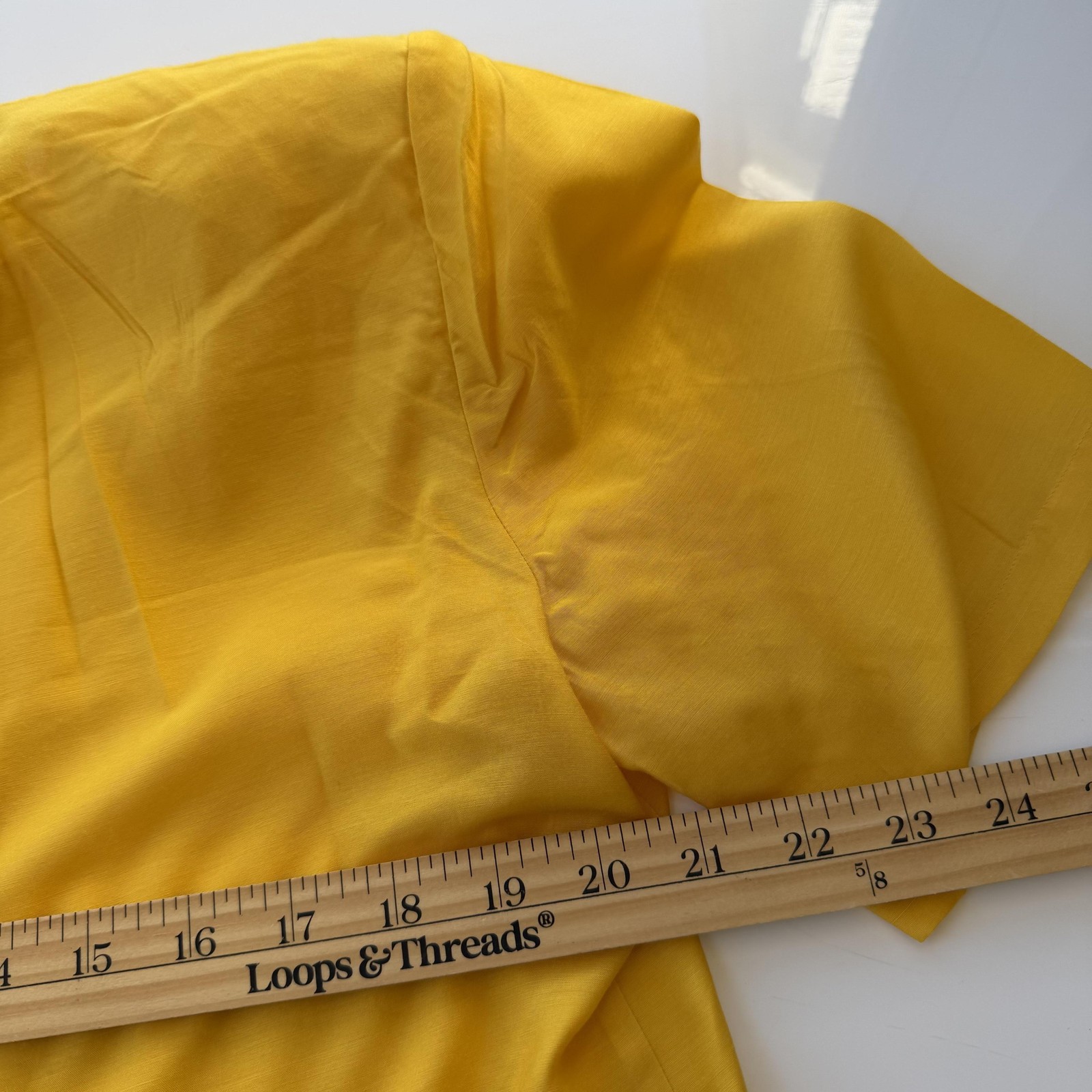 Vintage Mila Schon Blouse Womens 46 Yellow Blue Silk Striped Made in Italy 80s