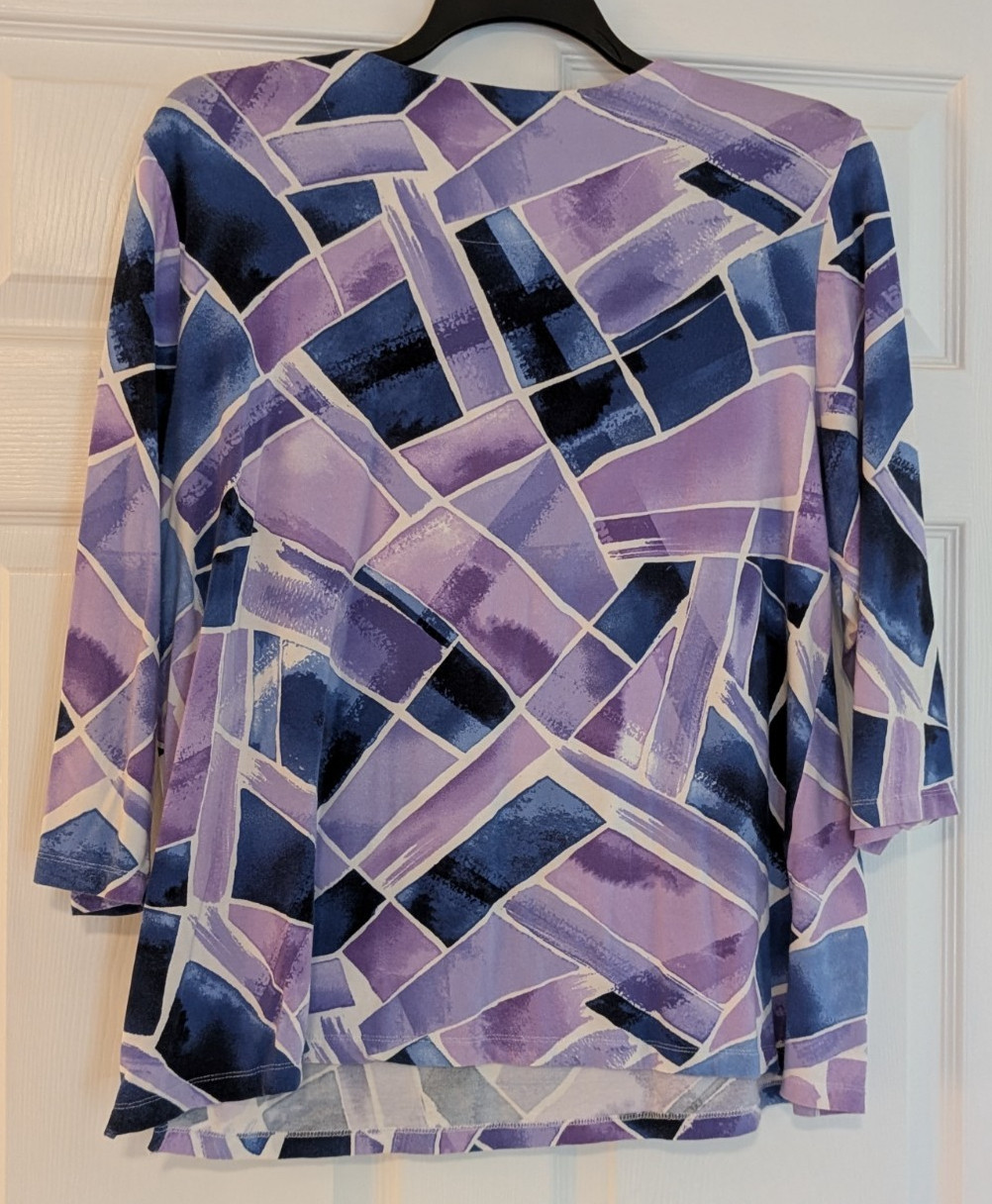 Mixed Lot Of 3 Tops Women Size 1X, Calvin Klein, Alfred Dunner, Liz Claiborne