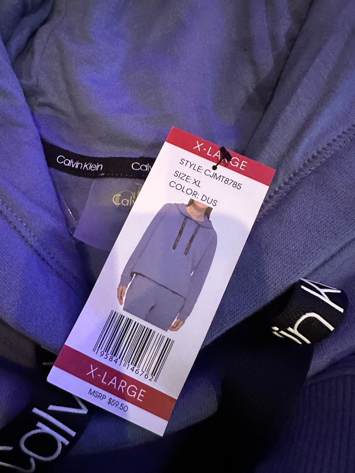 NWT Calvin Klein Hooded Sweatshirt Size XL