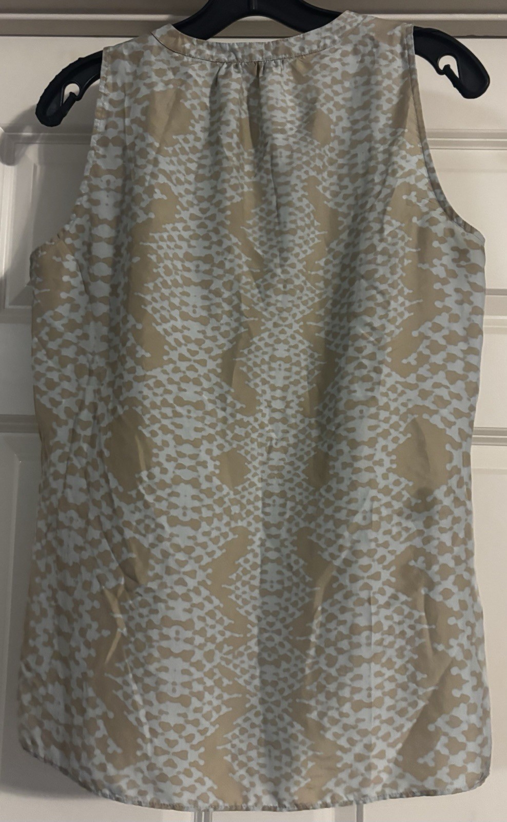 Banana Republic Silk Coastal Preppy Coquette Cascading Ruffle Old Money Size S