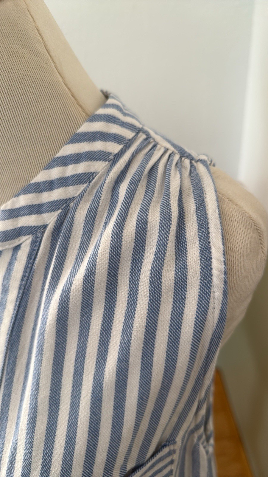 Show Me Your Mumu Blue Striped Sleeveless tunic XS