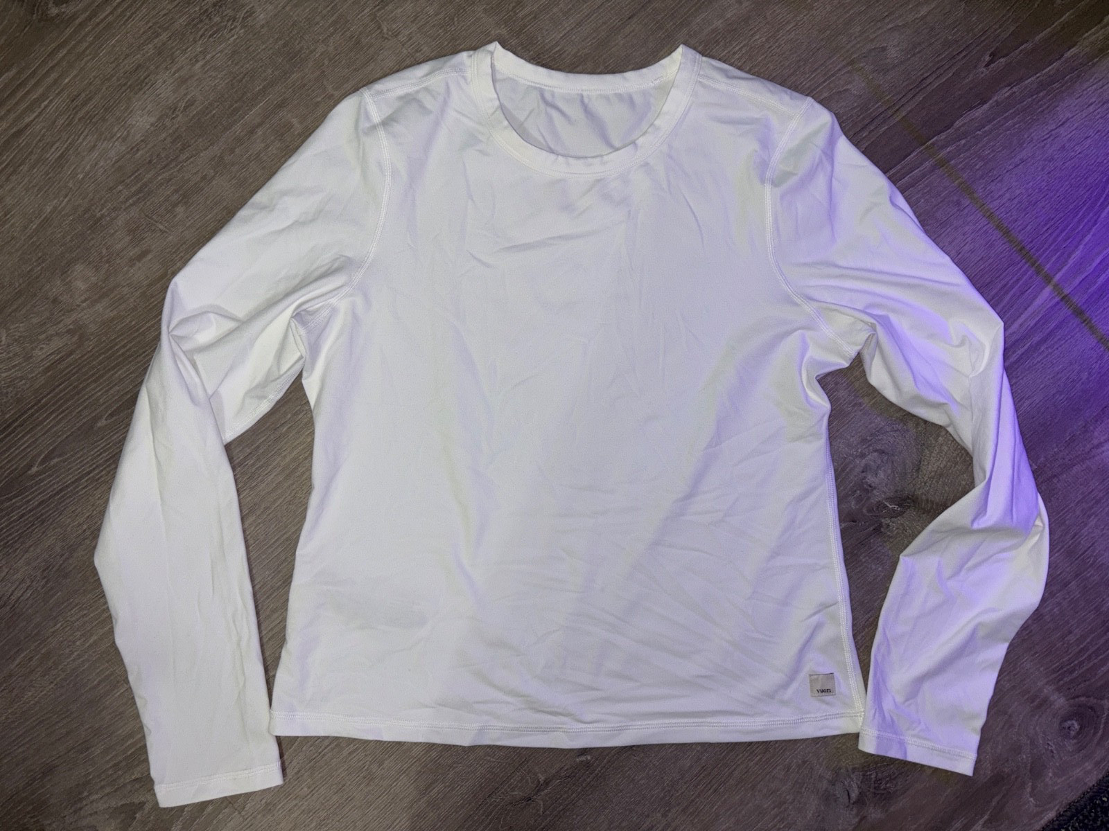 Vouri Halo Long Sleeve Shirt in White, Size L