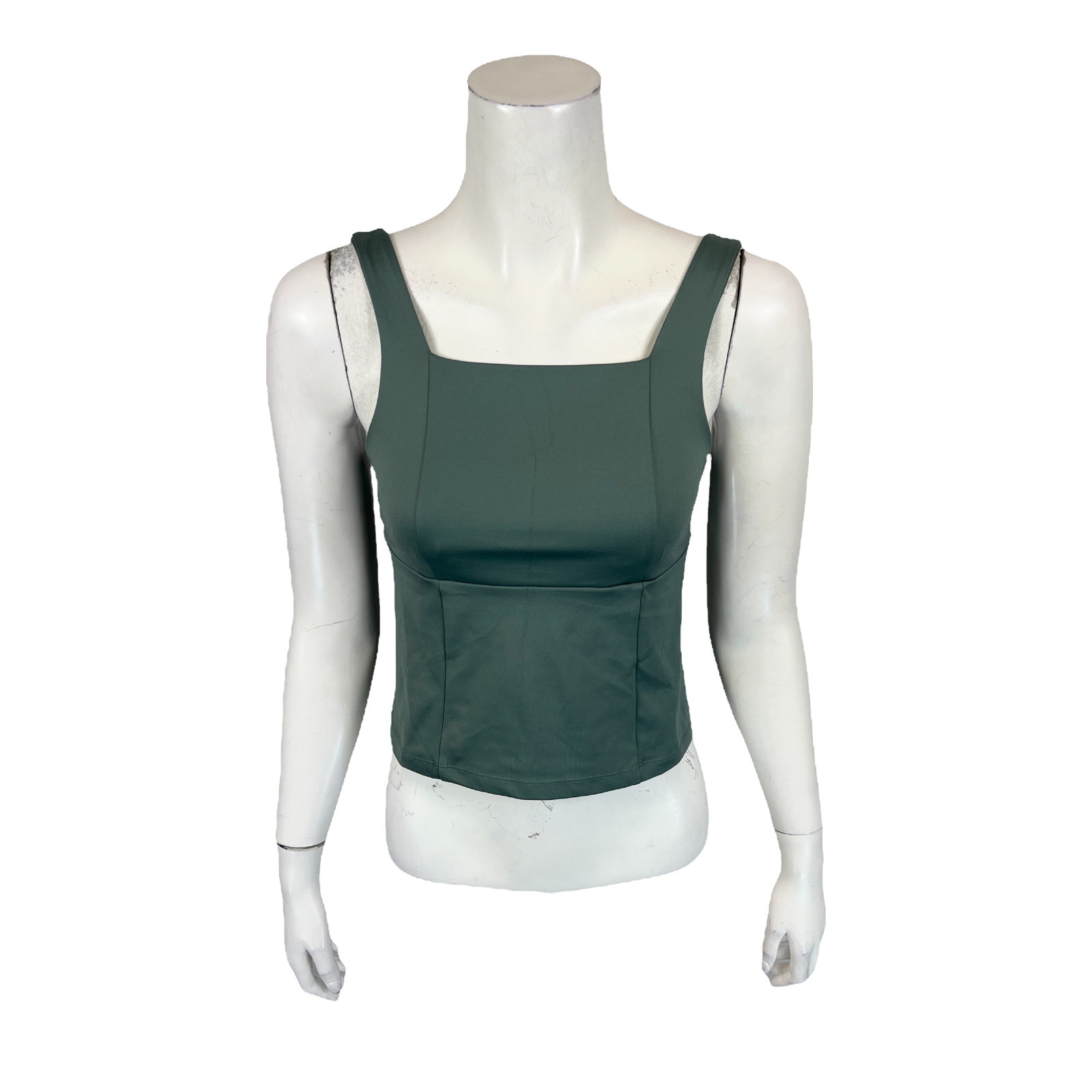 MIND BODY LOVE by Peace Love World Women’s Tank Top Solid Kale XX-Small Size