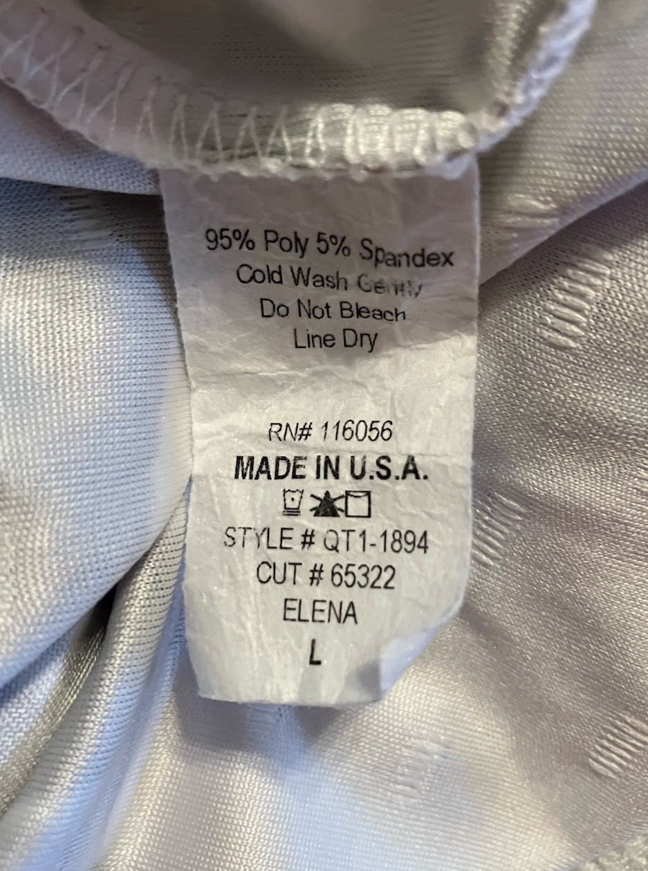 Jess and Jane sleeveless top stylish cowl neck Large Art to wear wide hem USA