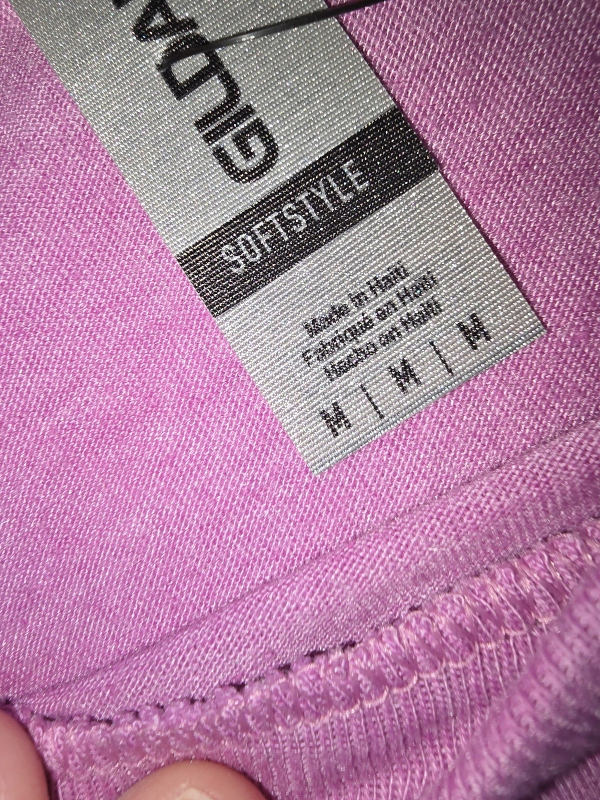 New Custom Made Sunkissed T-shirt, Medium Heather Orchid