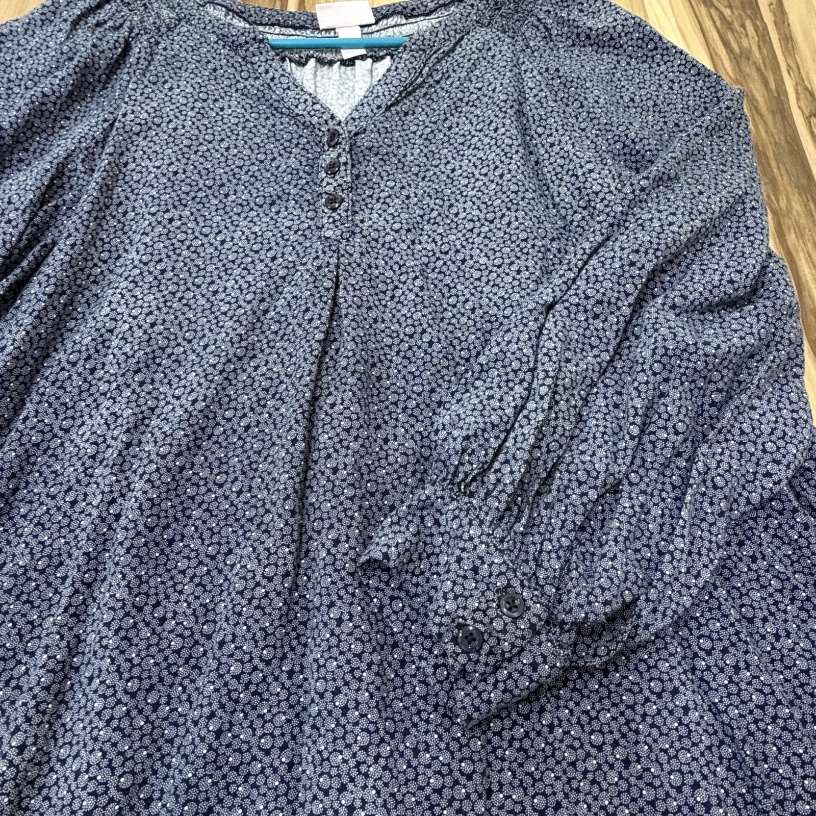 Isabel By Ingrid Maternity Tunic Peasant Top Size S Old Money Classic Preppy