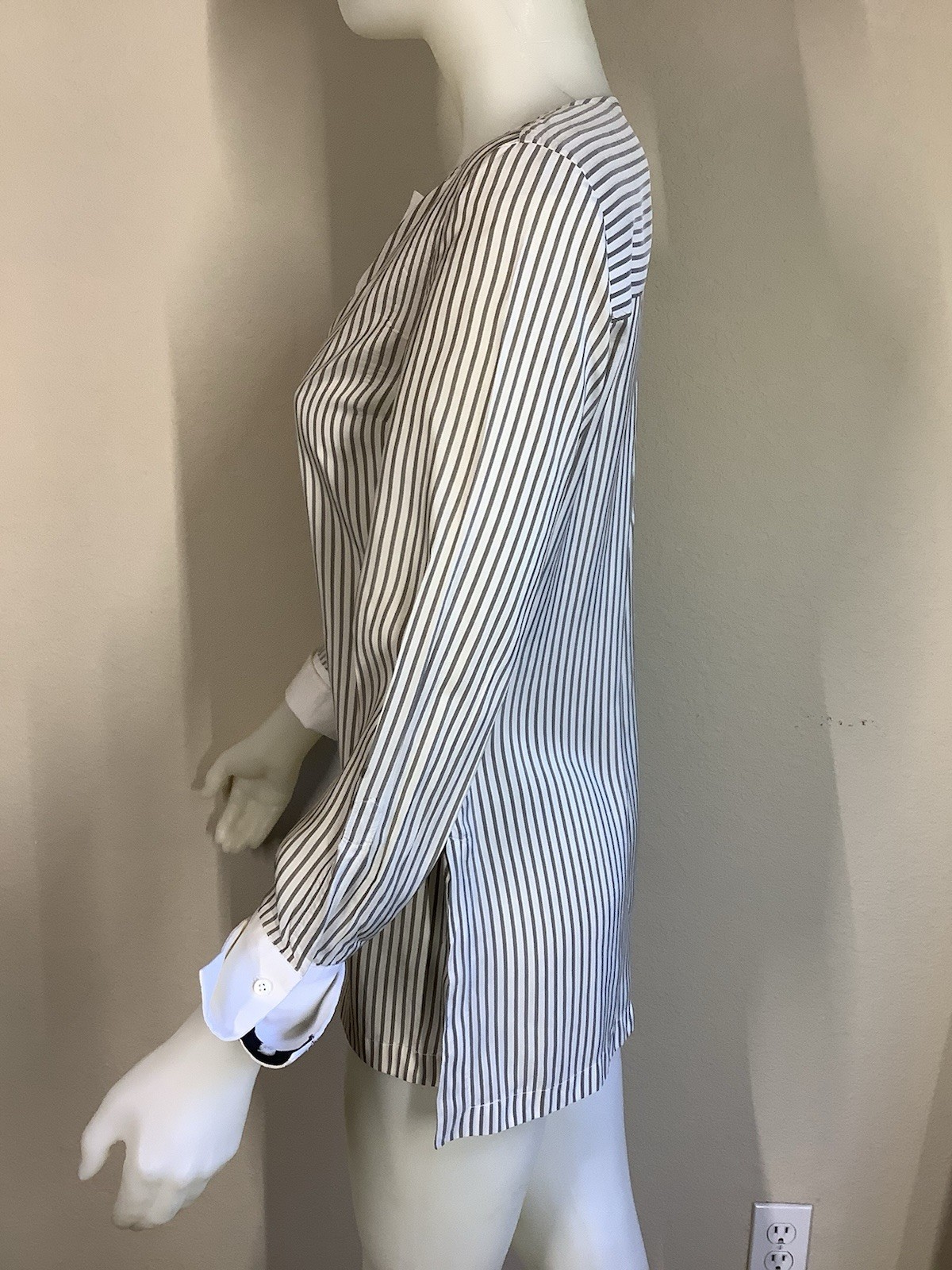 Brunello Cucinelli Striped Button-up Top