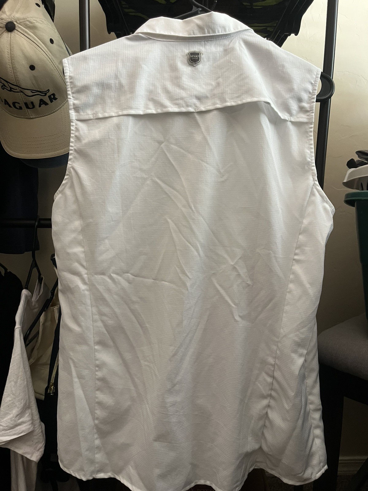Eddie Bauer Womens Sport Shop Free Dry Tank Button Down