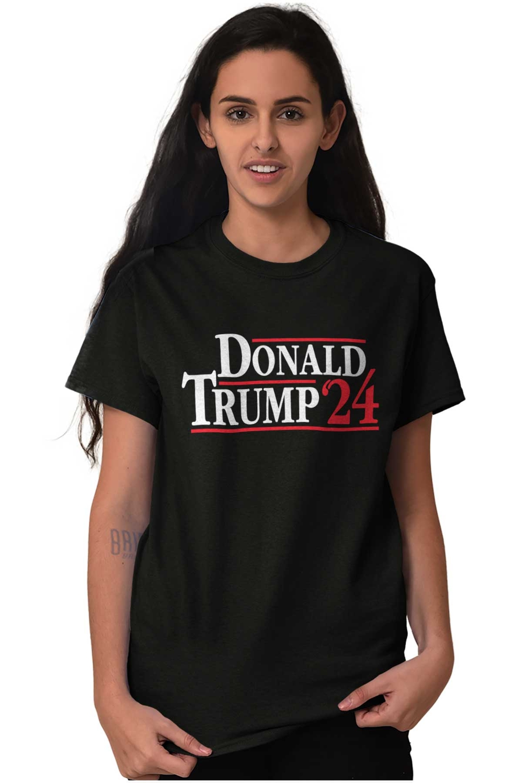 Donald Trump US Presidential Election 2024 Womens or Mens Crewneck T Shirt Tee