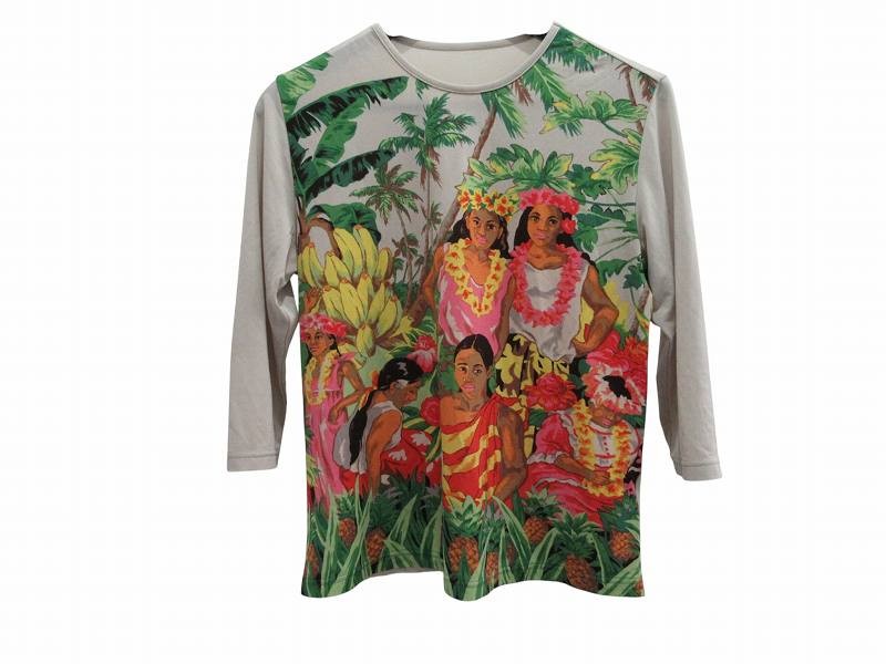 TOKUKO 1er VOL Knit Top Multicolor M Long Sleeve