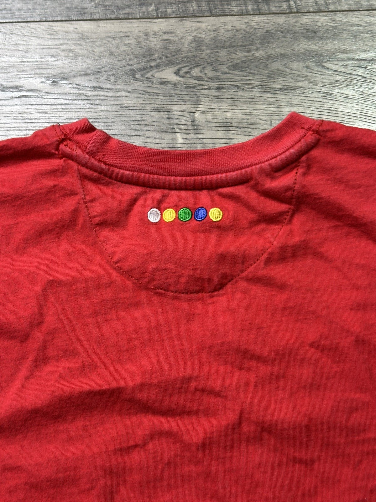 Vintage 90’s Coogi Australia Authentic Embroidered Red T-Shirt (SIZE SMALL)