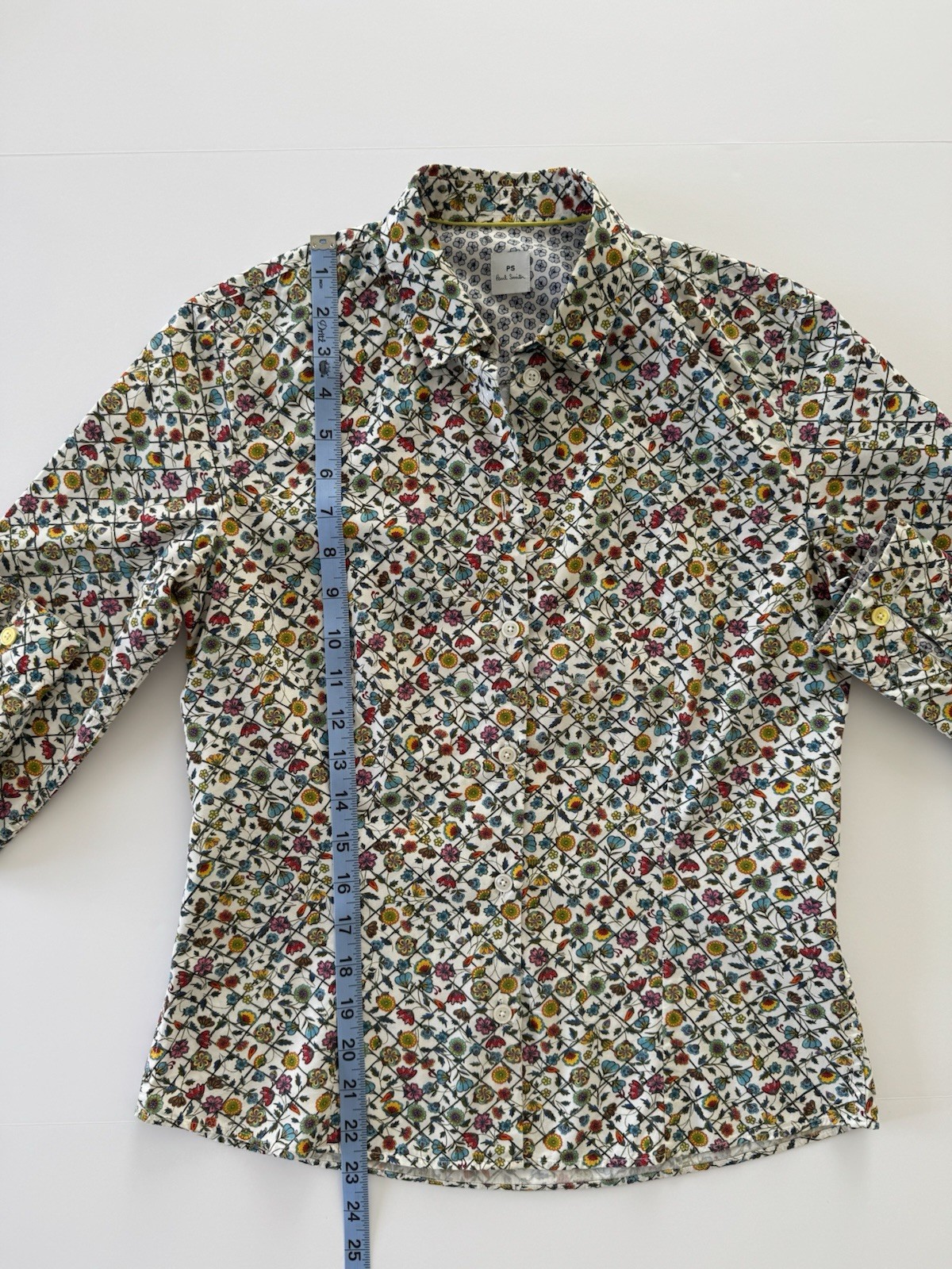 Paul Smith PS Floral Button Shirt Women EU 40 US 8 Cotton Multicolor Collared