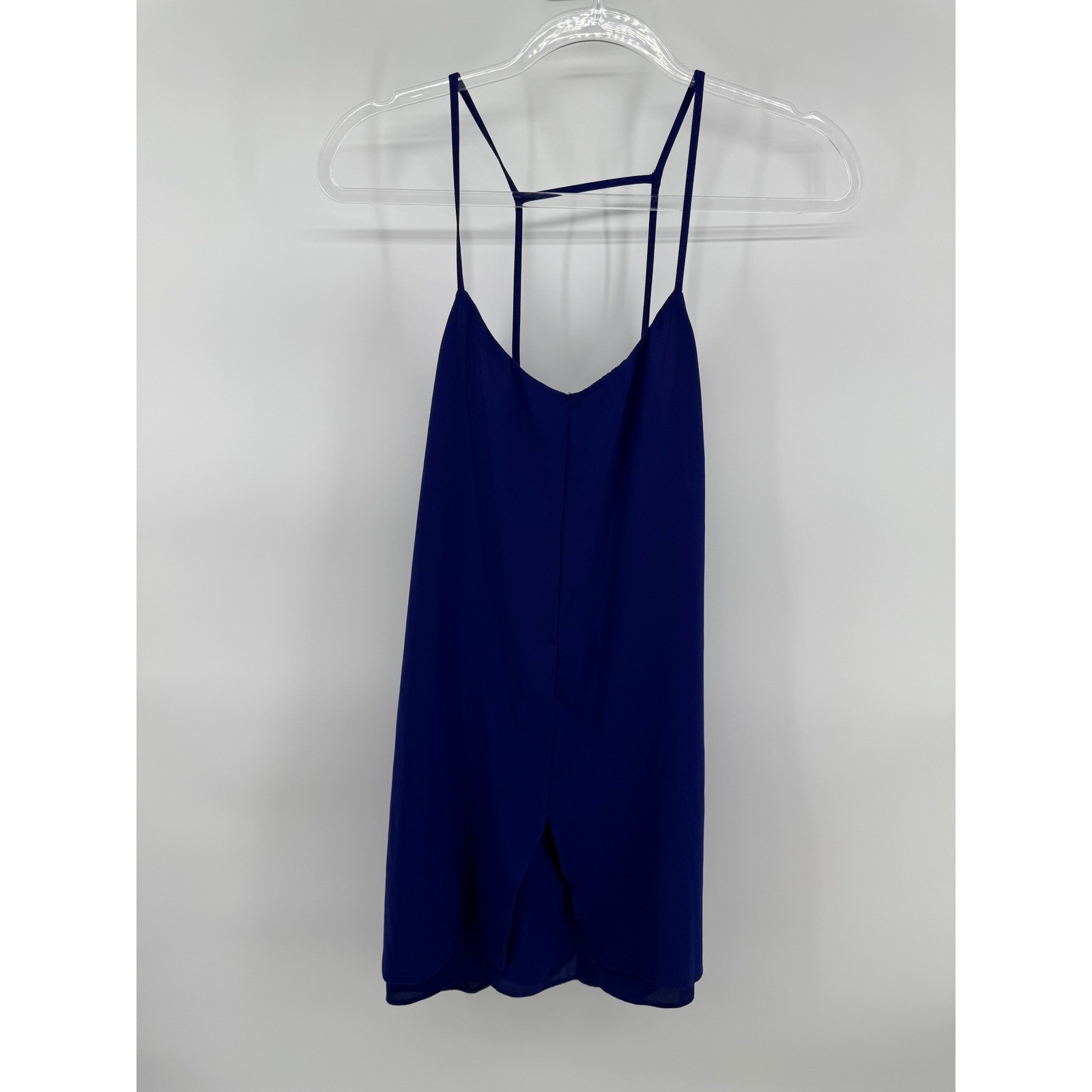 Topshop Royal Blue Strappy Caged Back Camisole Top Size US 6 35B26EDPL