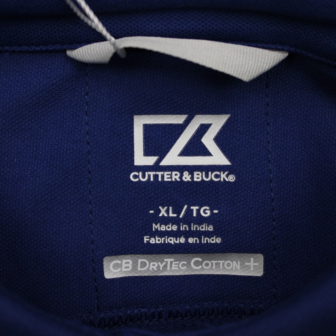 Cutter & Buck Polo Shirt NWT Womens XL Blue CB DryTec Cotton+ S/S Pullover