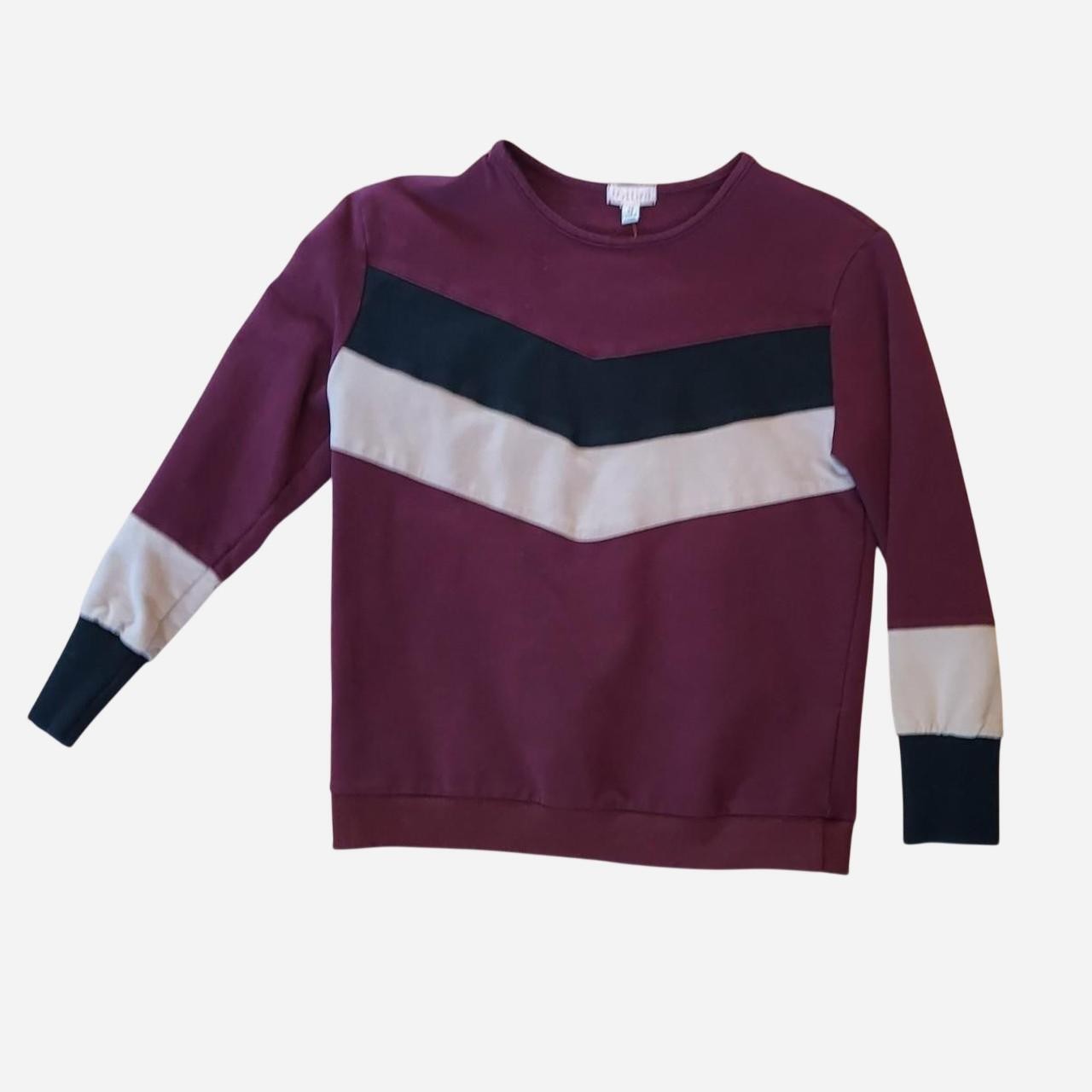 Women’s Burgundy and Multi Shirt