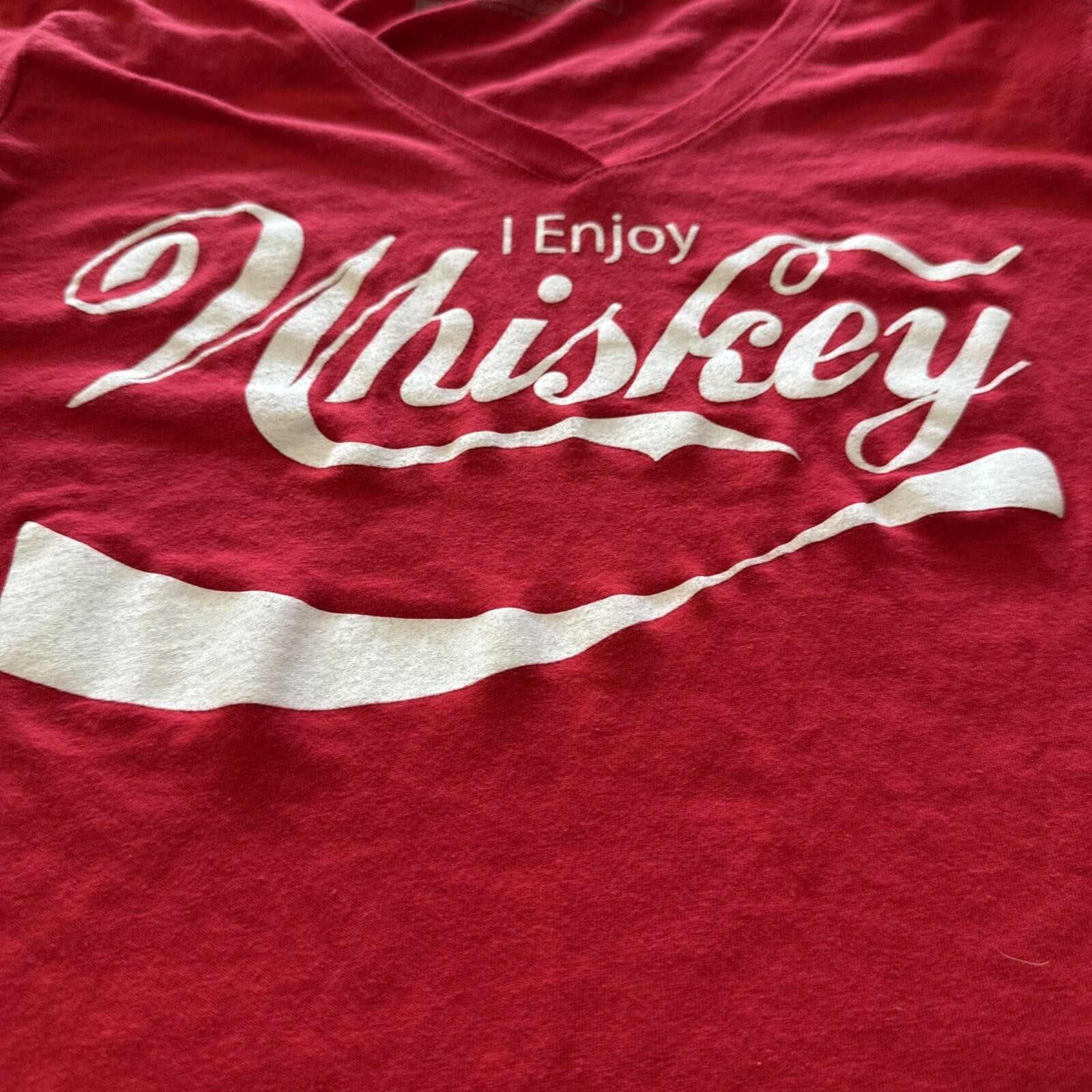 GRUNT STYLE Women’s Enjoy Whiskey V-Neck