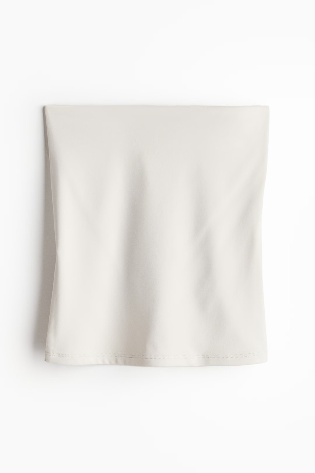 H&M Microfibre Tube top Light Beige Large Summer Fashion
