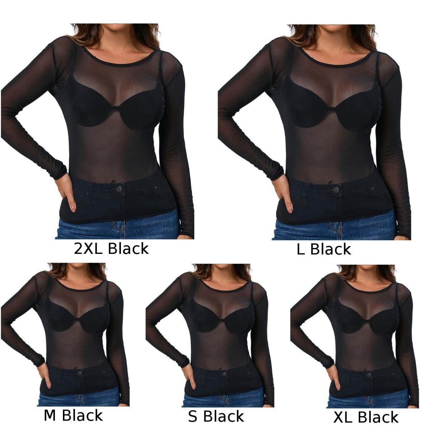 Top Slight Stretch Elasticity Solid Pattern All Seasons Wear Brand New Condition