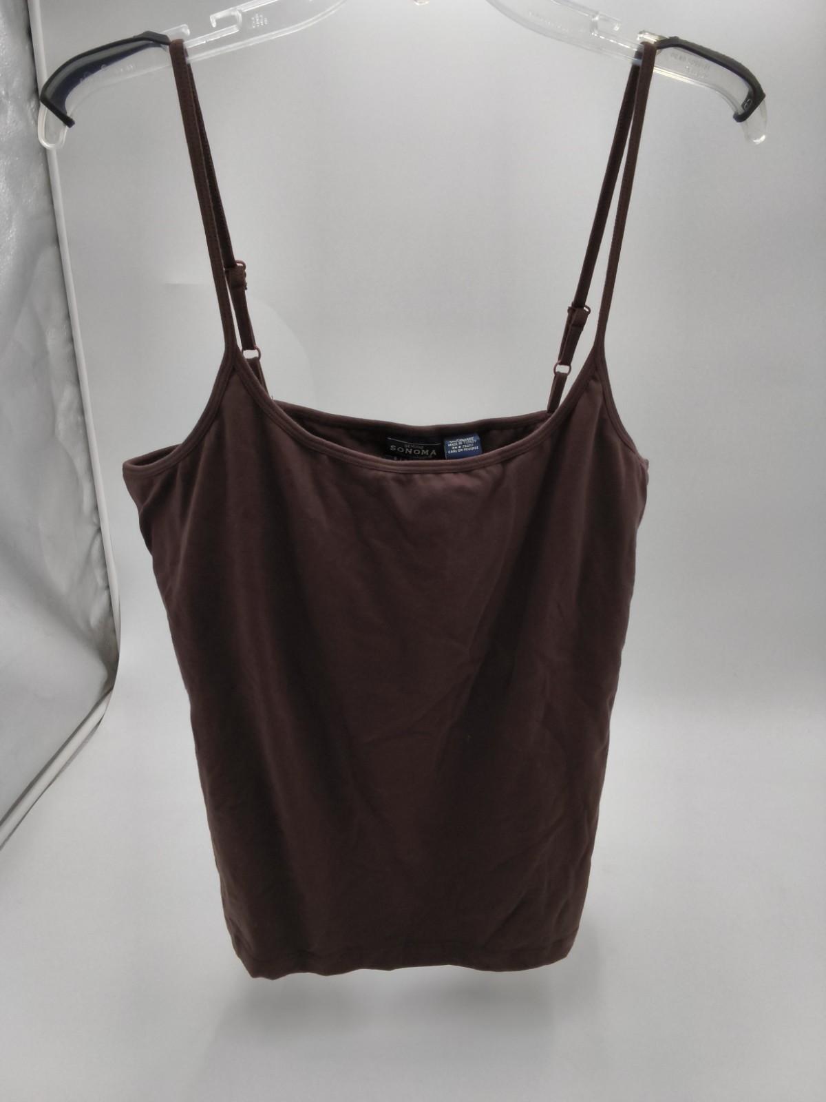 Woman’s Stretch Camisole W/ Adjustable Straps & Built-In Bra NWT