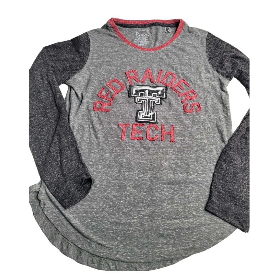 Pressbox Texas Tech Red Raiders Raglan Top Women’s Small