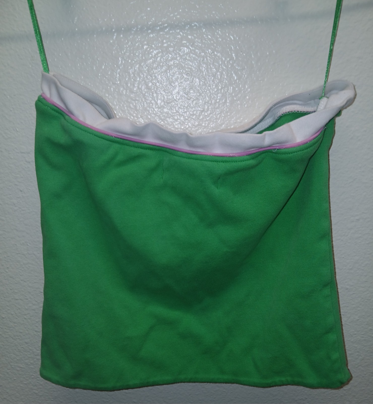 Rip Curl Green Solid Strapless Spaghetti Strap Camisole Tank Top S Cotton