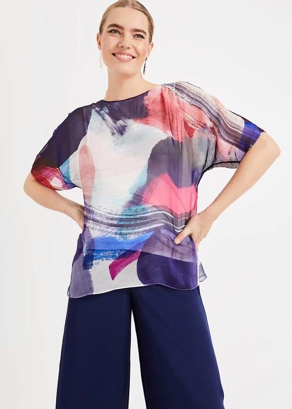Women Phase Eight Shirt White Silk 38 / M / 46 #CCX9