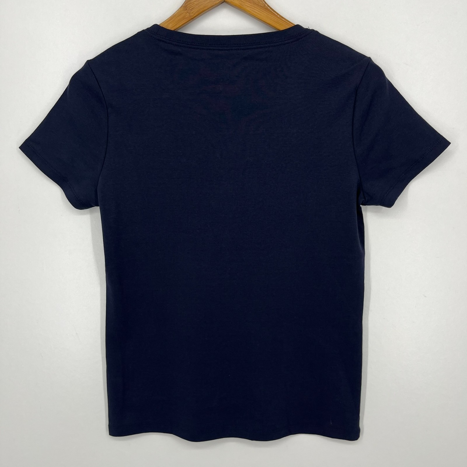 DKNY T-Shirt Women’s M Navy Blue Organic Cotton Solid Short Sleeve New NWT