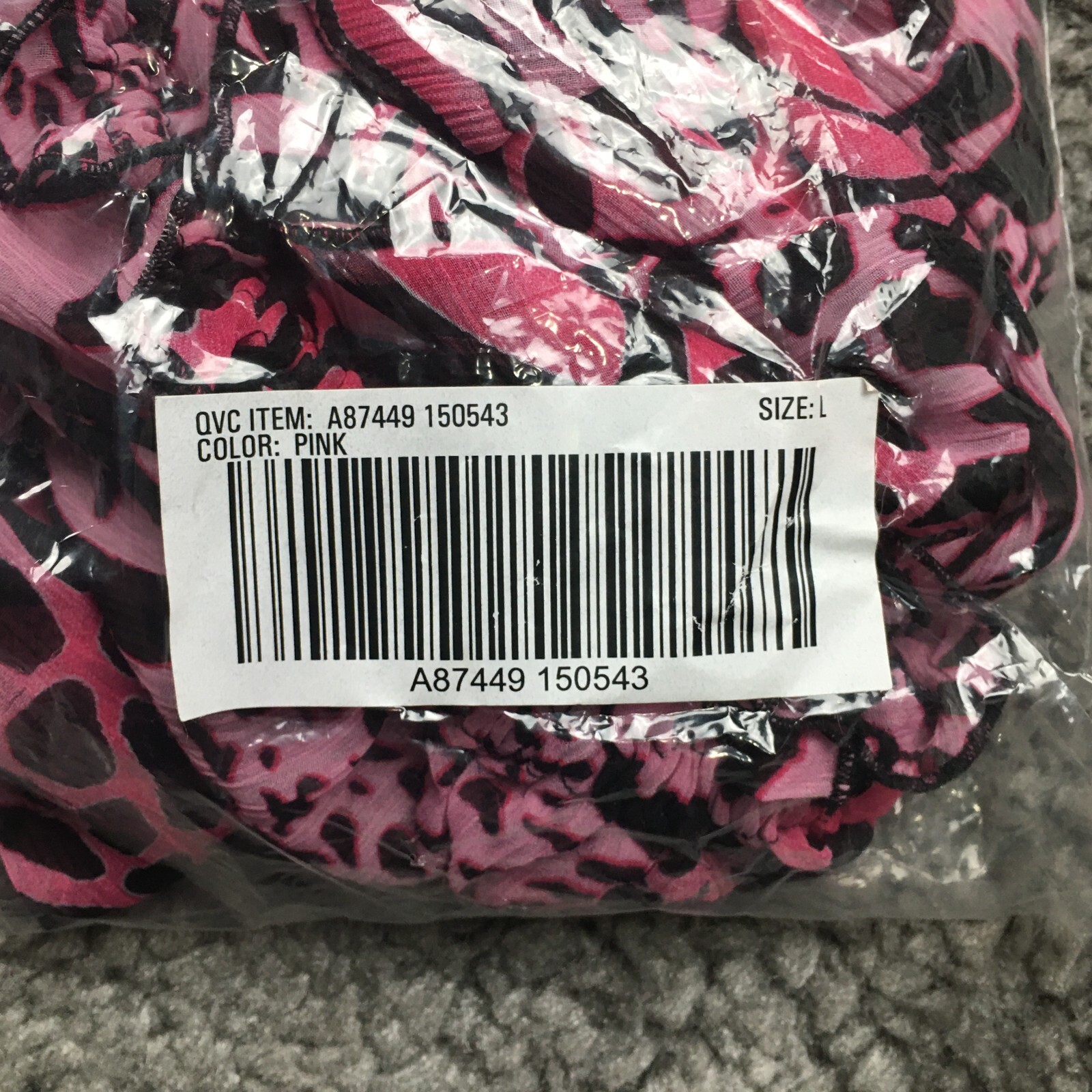 Marc Bouwer Womens Top Sz L Pink Animal Round Gathered NeckTie-Front NWT